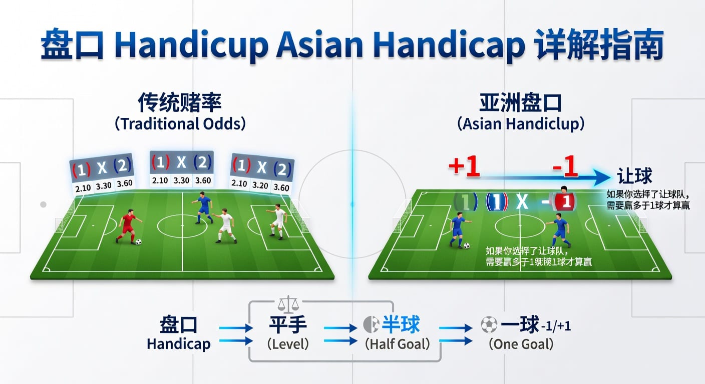 亚洲盘 Asian Handicap 详解：规则玩法策略指南
